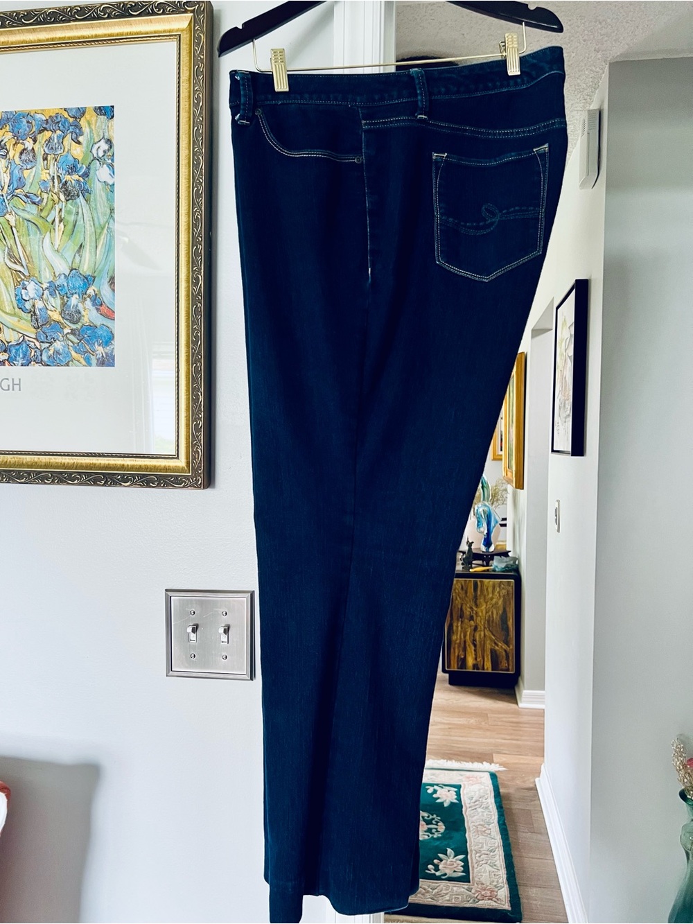 Sonoma Lifestyle Women’s Blue Jeans, Boot Cut, Size 18W. Excellent condition.
